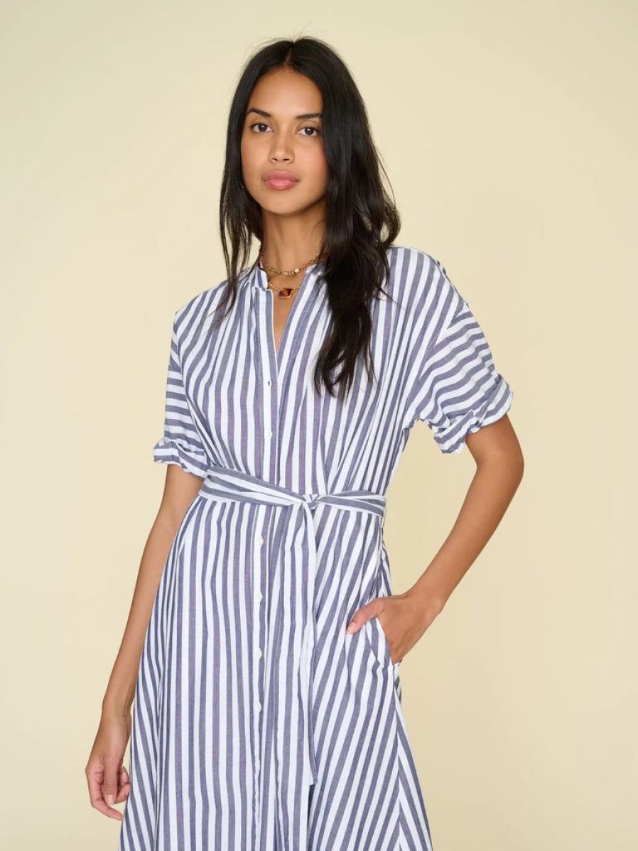 Clothing XiRENA | Liora Dress Twilight Stripe