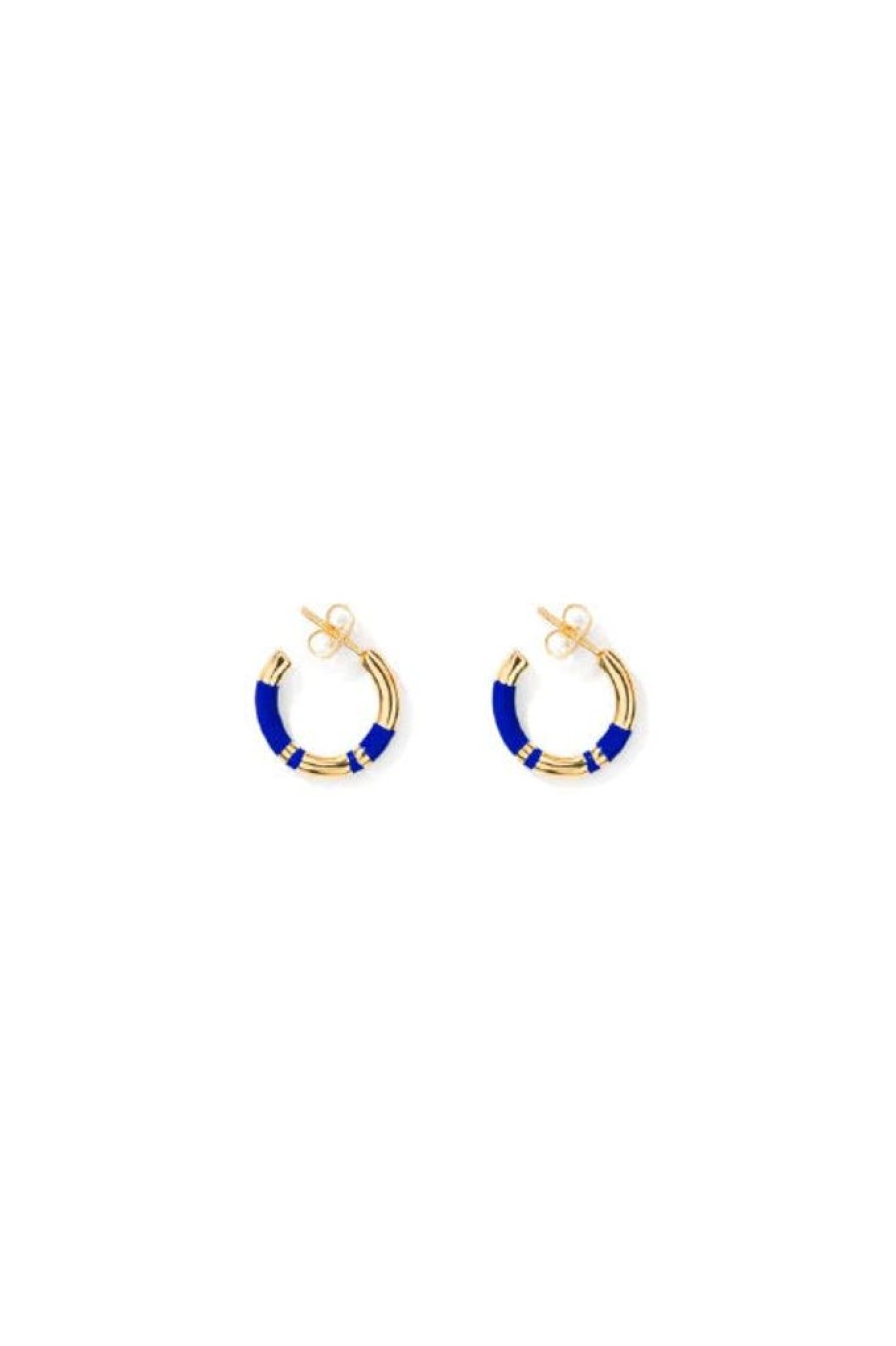 Accessories Aurélie Bidermann | Positano Mini Hoops Lapis