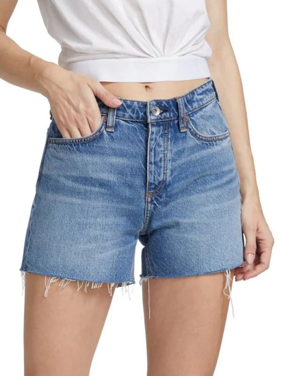 Clothing Rag & Bone | Dre Boyfriend Short Blue River