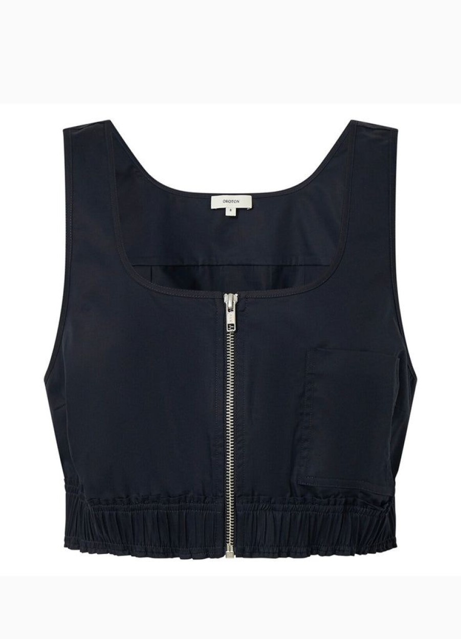 Clothing Oroton | Zip Utility Tank