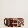 Accessories Golden Goose | Belt Sil Cuoio Brown