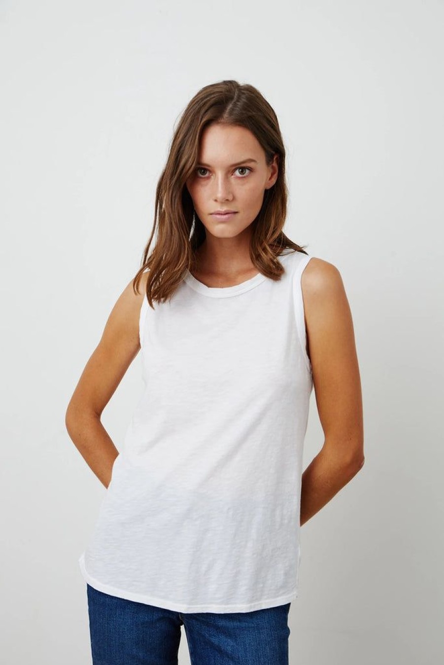 Clothing Velvet by Graham & Spencer | Taurus Tank Tahiti