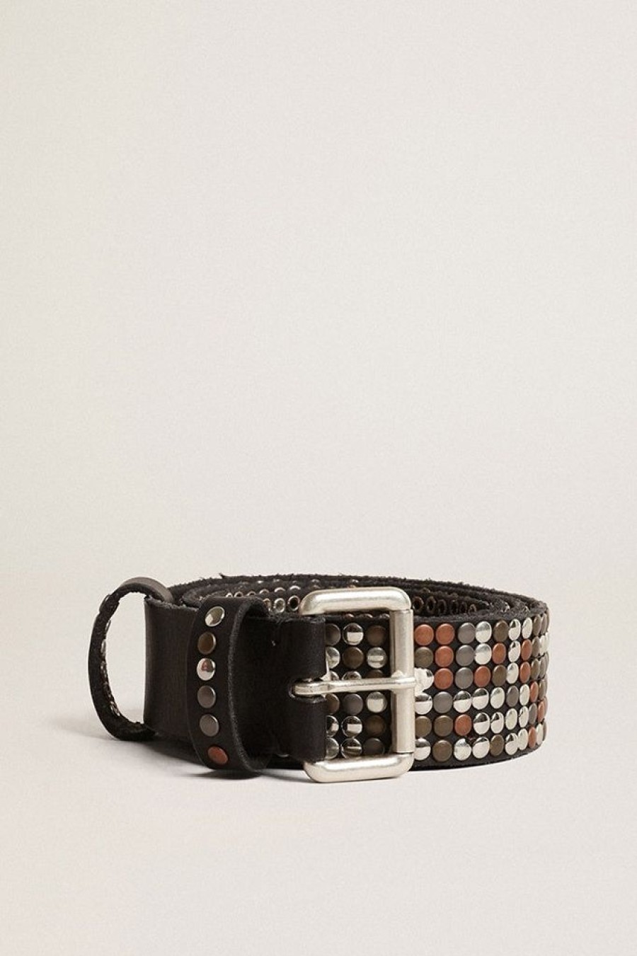 Accessories Golden Goose | Belt Sil Cuoio Black