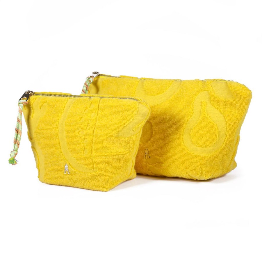 Accessories Craie Studio | Sable Towelling Pouch Yellow