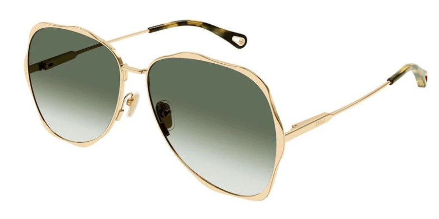 Accessories Chloé | Ch0183 4 Sunglasses Gold