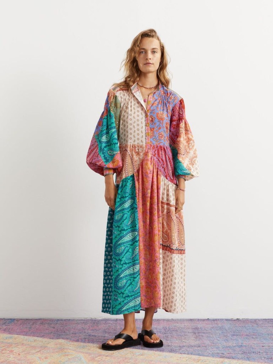 Clothing Boteh | Kaleido Maxi Smock Dress