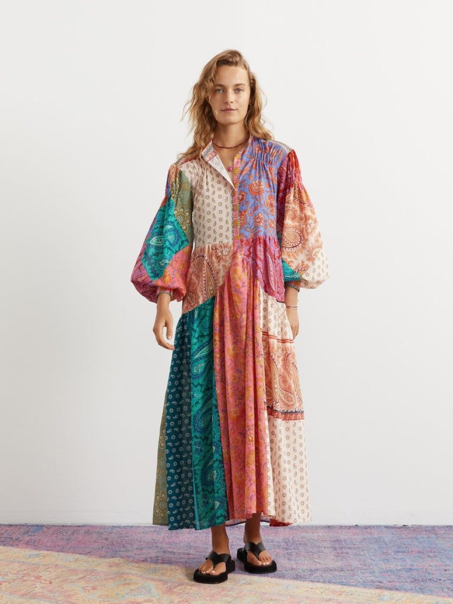 Clothing Boteh | Kaleido Maxi Smock Dress