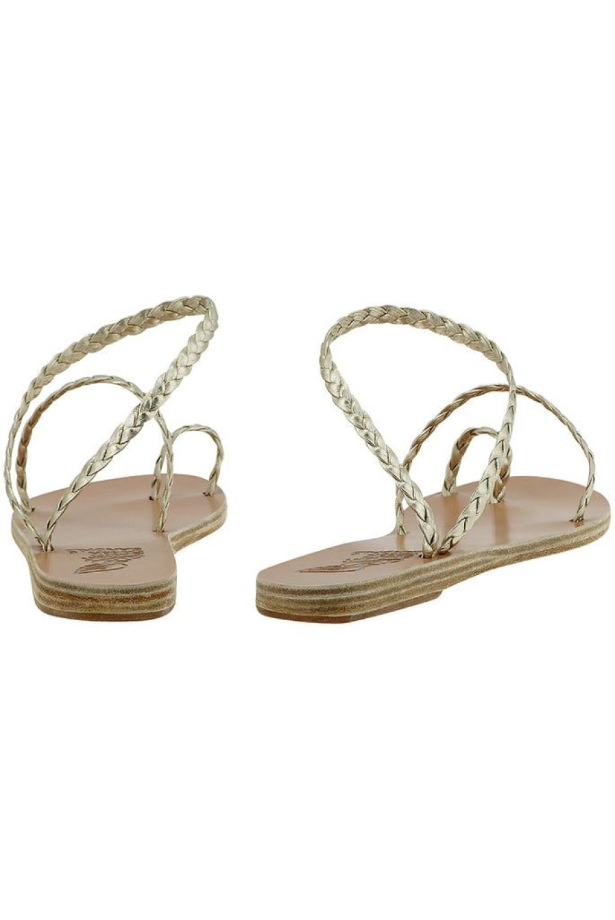 Shoes Ancient Greek Sandals | Eleftheria Sandal Platinum