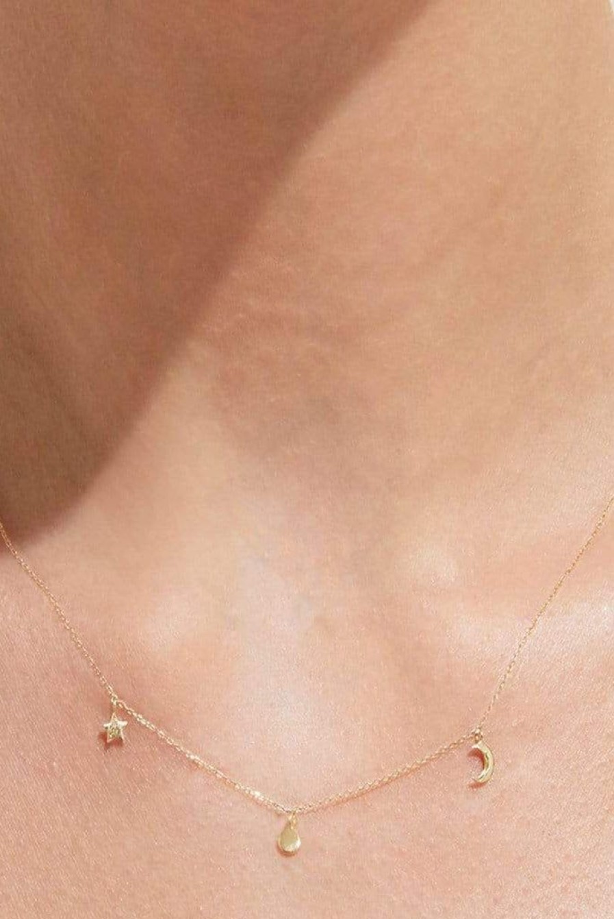 Accessories By Charlotte | 14K Sky Necklace Gold