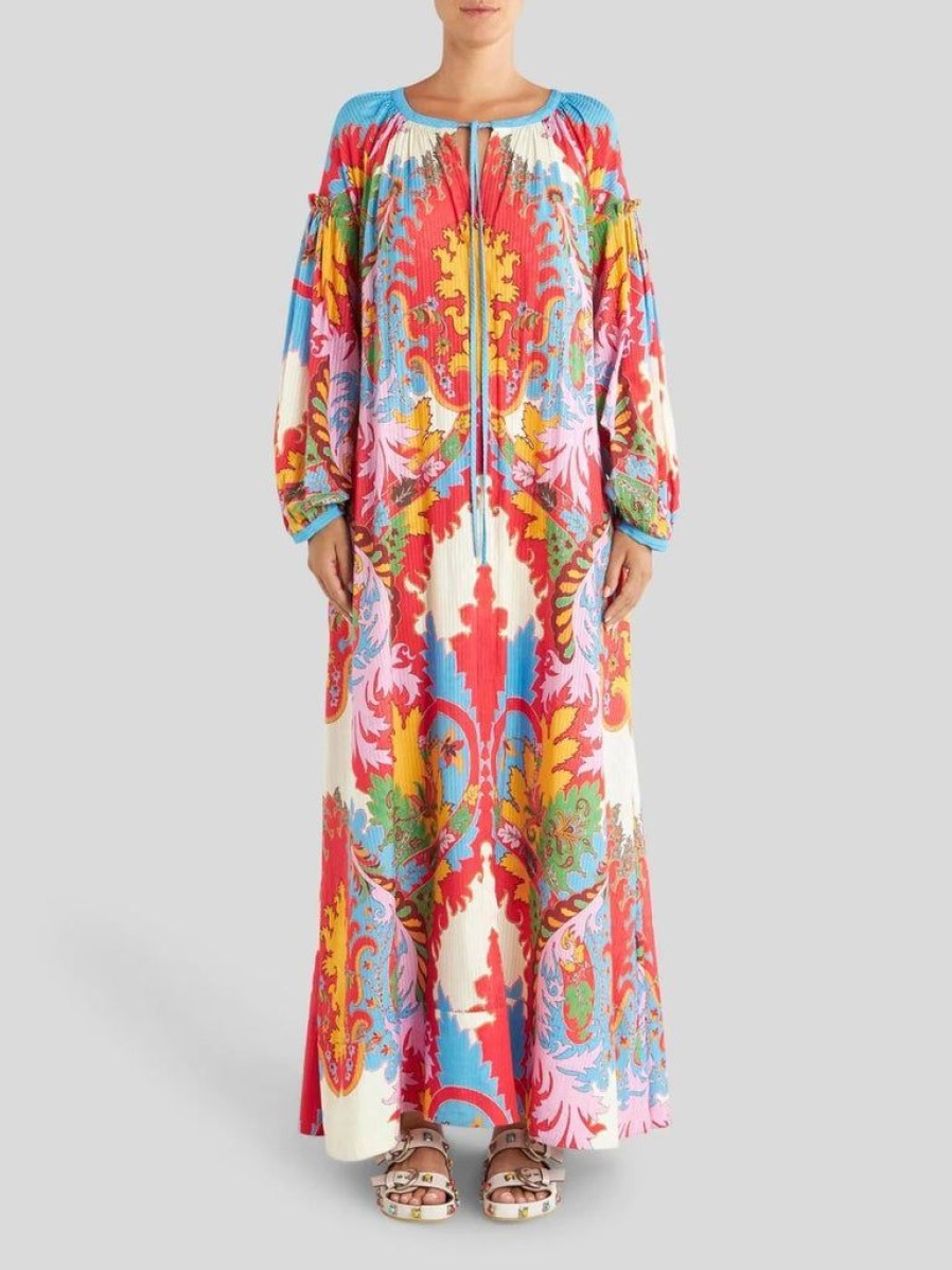 Clothing ETRO | Multicolour Dress Rosso