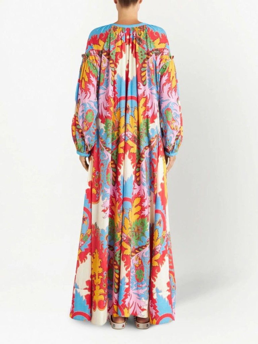 Clothing ETRO | Multicolour Dress Rosso