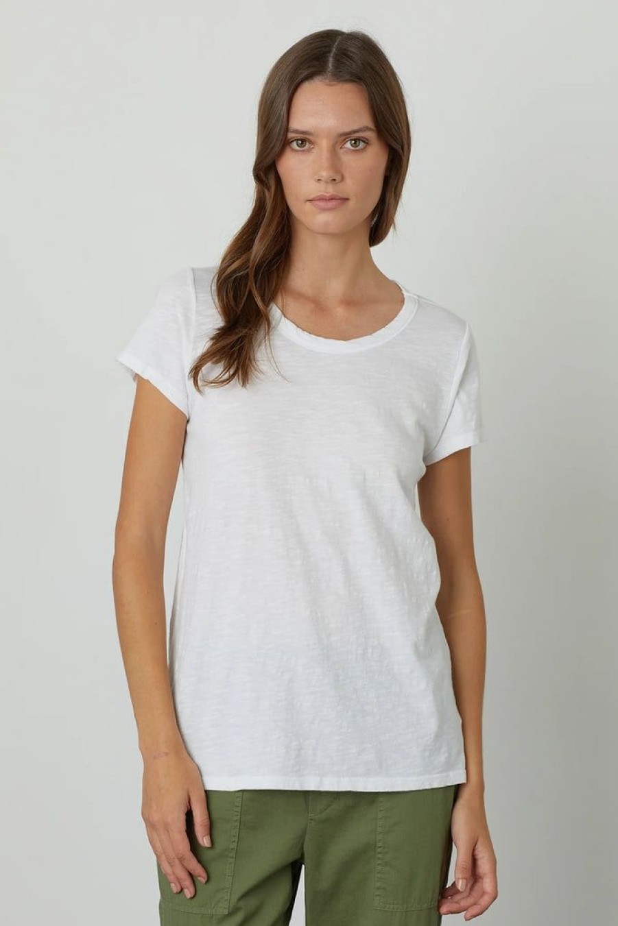 Clothing Velvet by Graham & Spencer | Velvet Originals Tilly Tee White