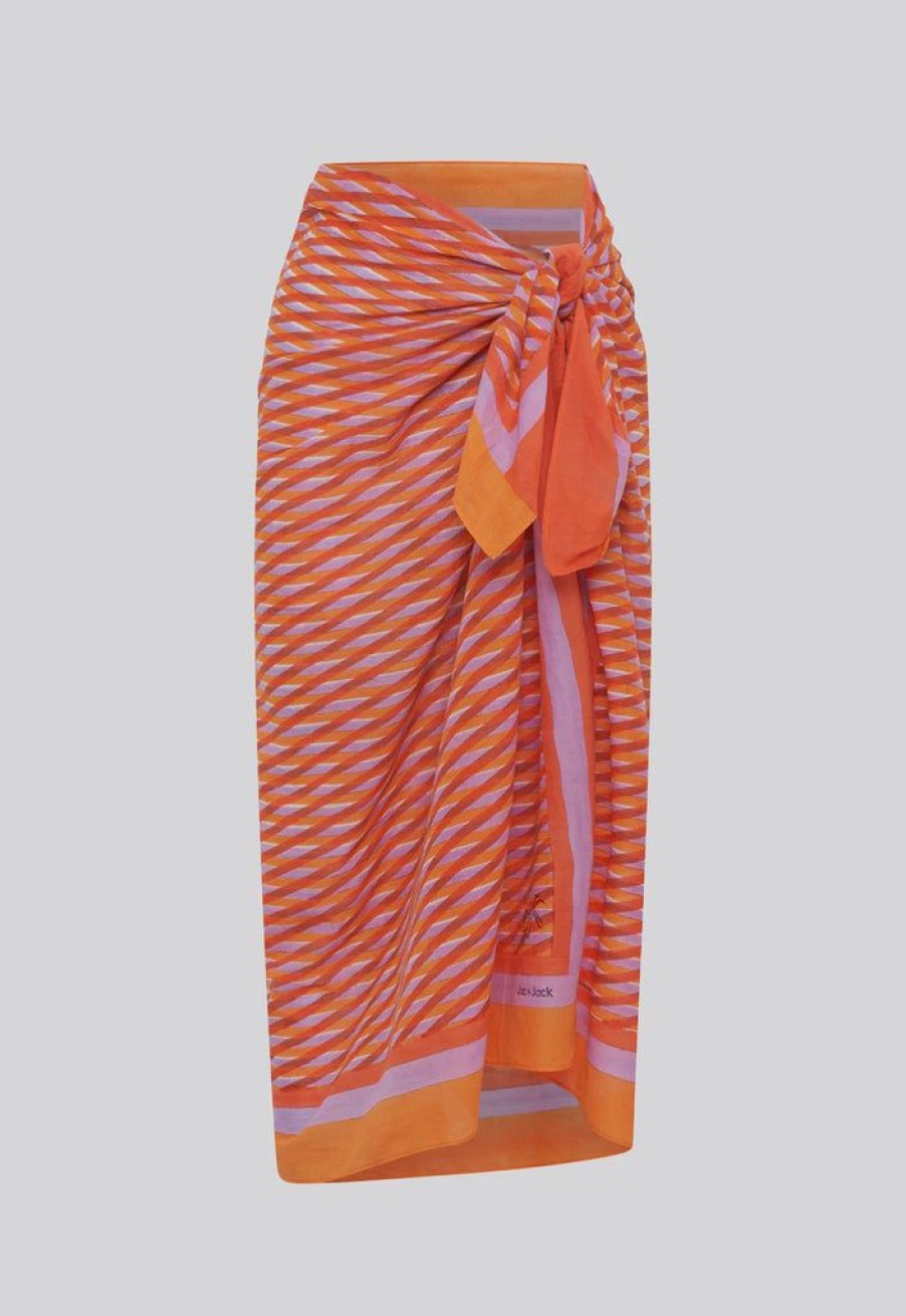 Clothing Jac + Jack | Dira Sarong Orange Tas