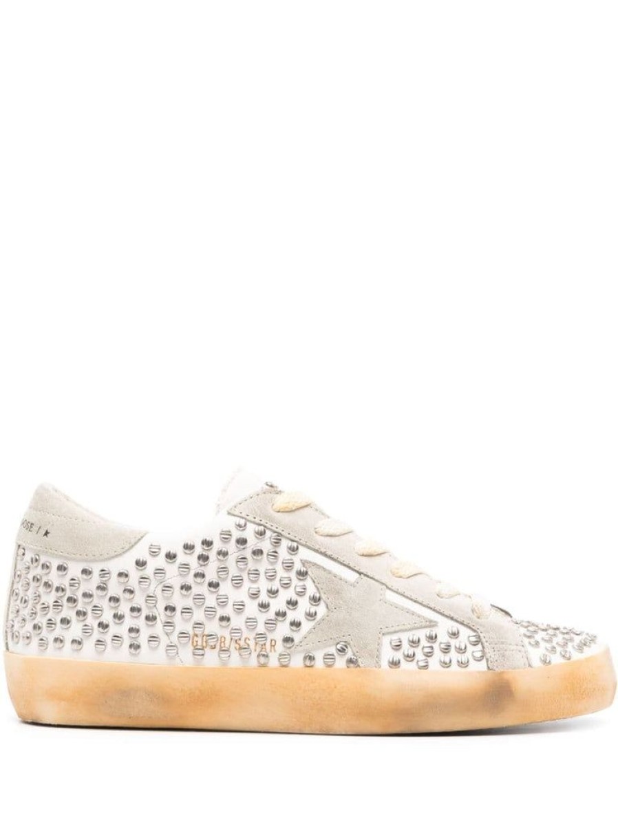 Shoes Golden Goose | Superstar Sneaker Silver Studs