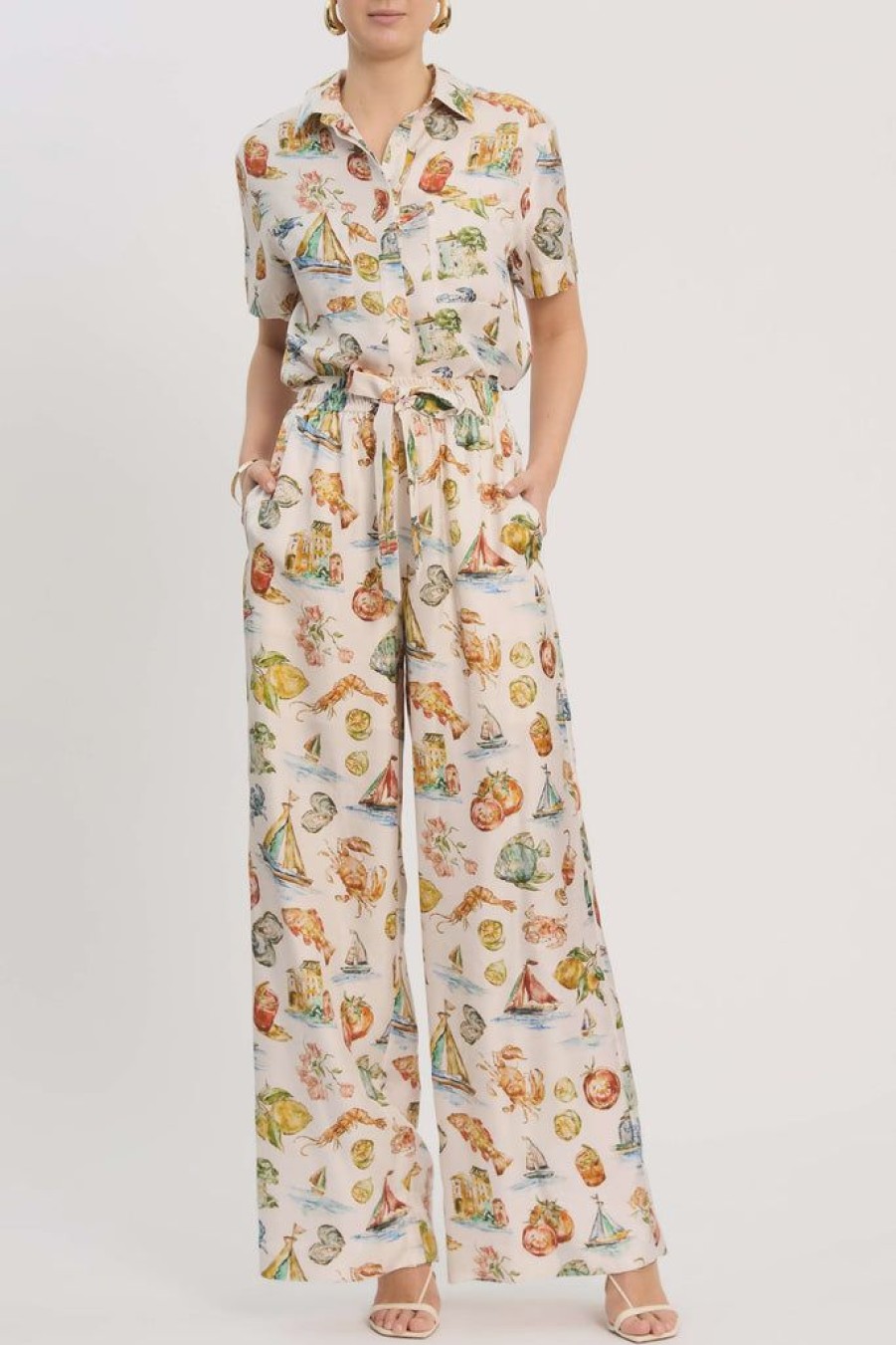 Clothing Rebecca Vallance | Ikaria Palazzo Pants