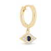 Accessories By Charlotte | 14K Evil Eye Hoops Gold