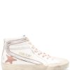 Shoes Golden Goose | Slide Sneaker White Silver Ash