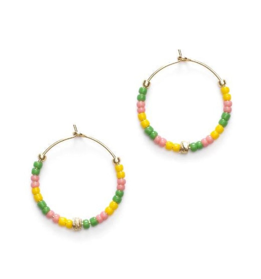 Accessories Anni Lu | Paradiso Hoops Wild Lime