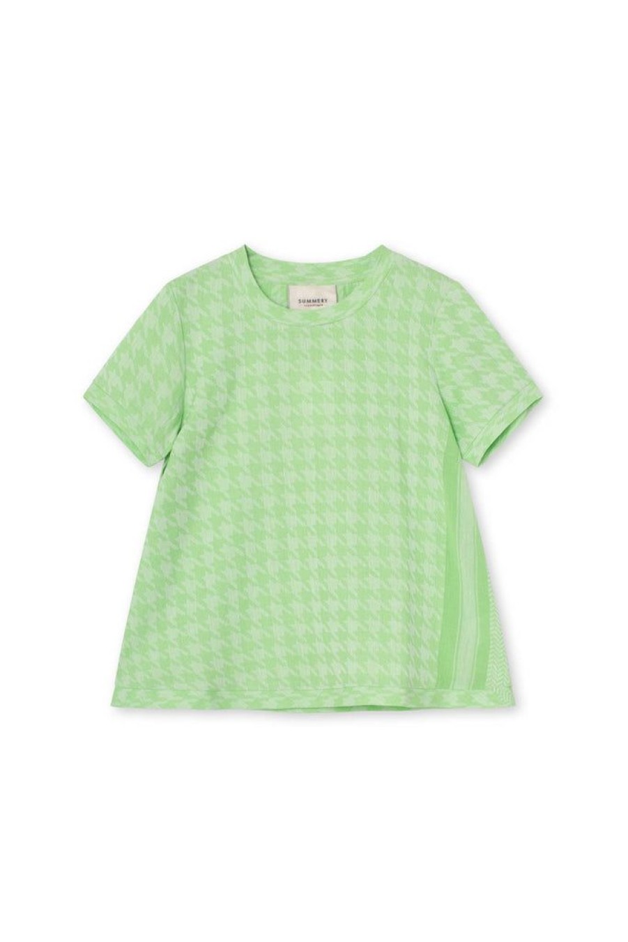 Clothing Cecilie Copenhagen | Shirt O Short Sleeve Opaline Green