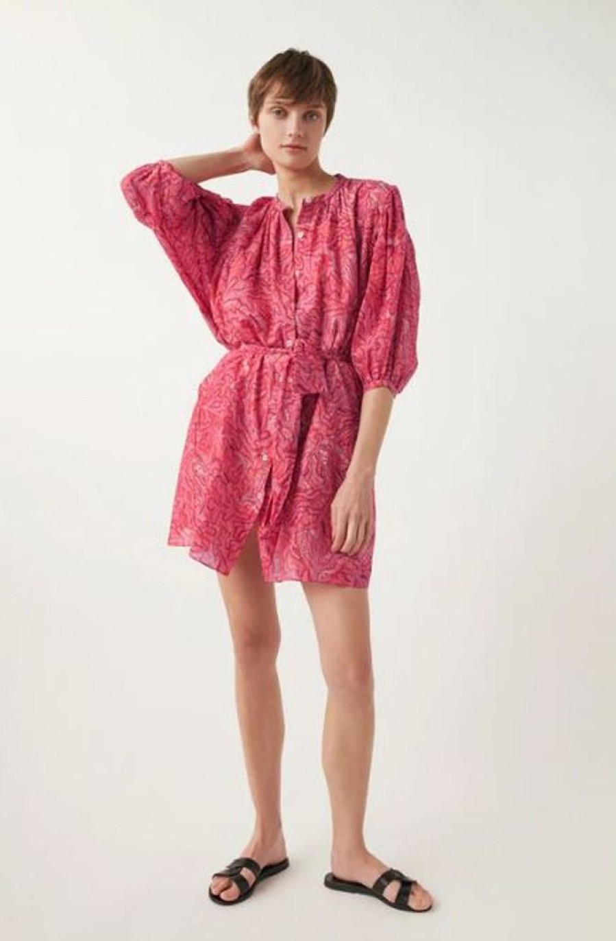 Clothing Chufy | Ziggy Mini Dress Gunai Pink