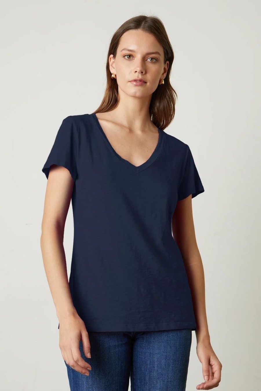 Clothing Velvet by Graham & Spencer | Lilith Tee Navy