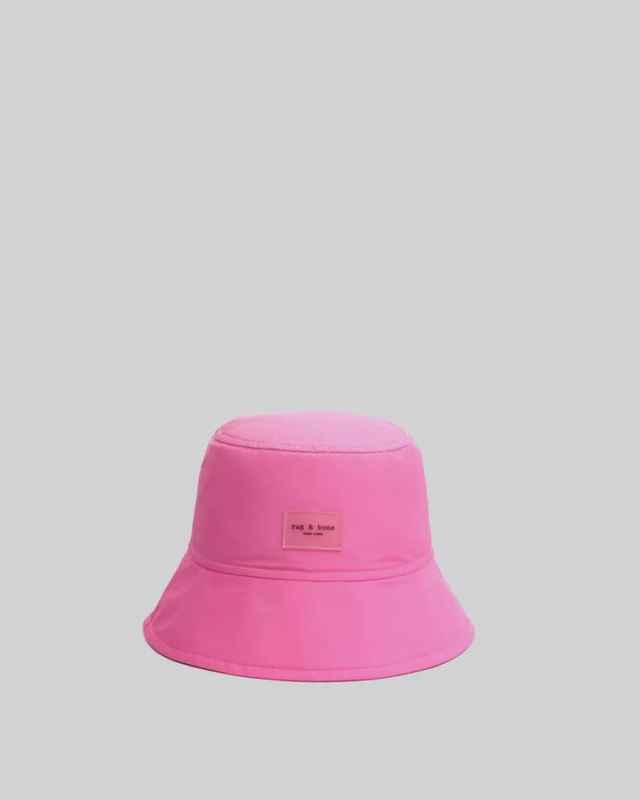 Accessories Rag & Bone | Addison Bucket Hat Neon Pink