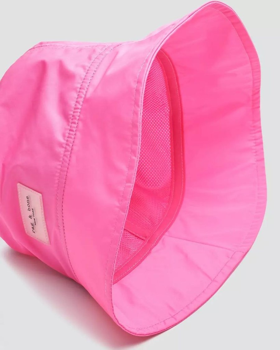 Accessories Rag & Bone | Addison Bucket Hat Neon Pink