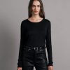 Clothing Rag & Bone | The Knit Long Sleeve Black