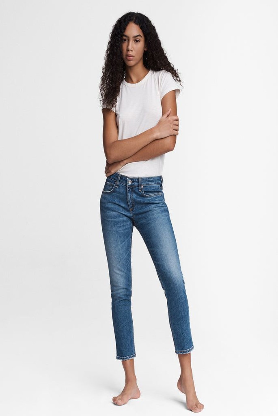 Clothing Rag & Bone | Dre Slim Boyfriend Jean Julienne