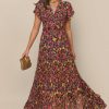 Clothing RIXO London | Delicia Dress Floral