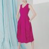 Clothing High by Claire Campbell | At Length Dress Fuchsia