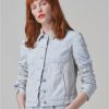 Clothing High by Claire Campbell | Count On Jacket Pale Blue