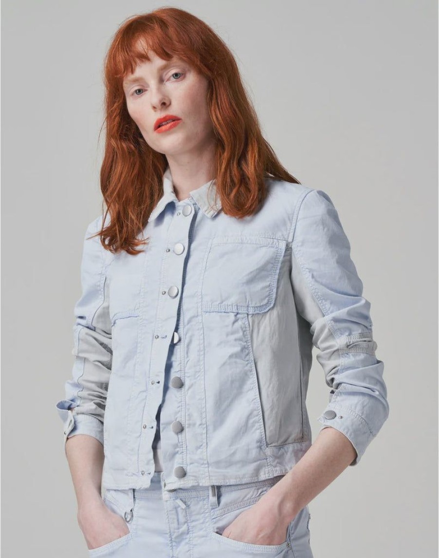 Clothing High by Claire Campbell | Count On Jacket Pale Blue