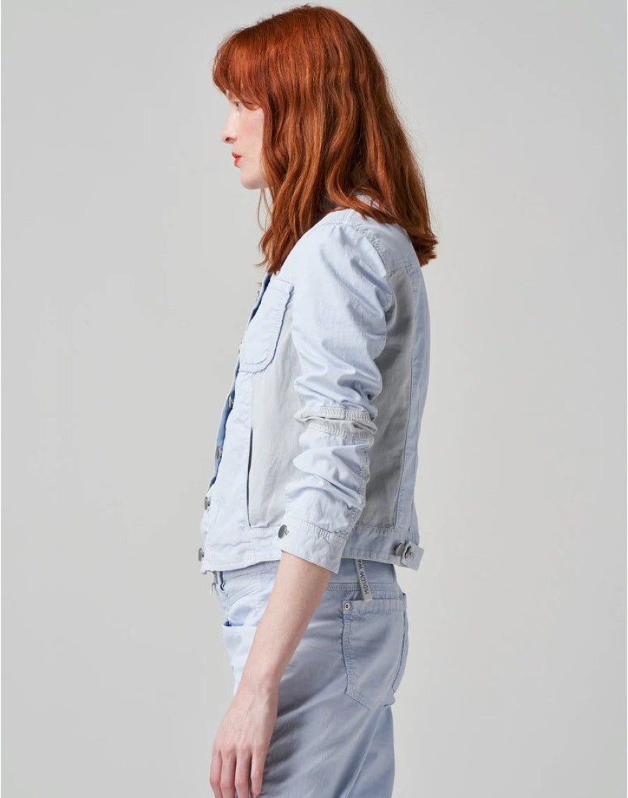 Clothing High by Claire Campbell | Count On Jacket Pale Blue