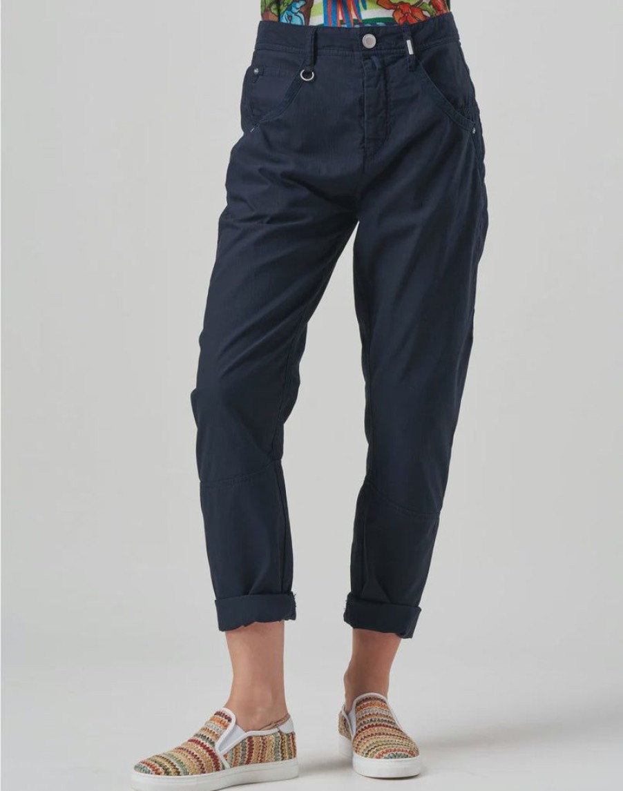 Clothing High by Claire Campbell | Presume Cotton Pant Navy