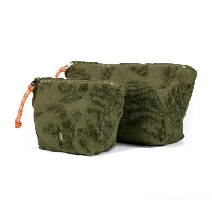 Accessories Craie Studio | Sable Mini Towelling Pouch Khaki