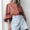 Clothing Sarah-Jane Clarke | Maluku Blouse Italian Mousse