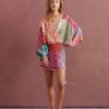 Clothing Boteh | Kaleido Silk Robe Mini Dress