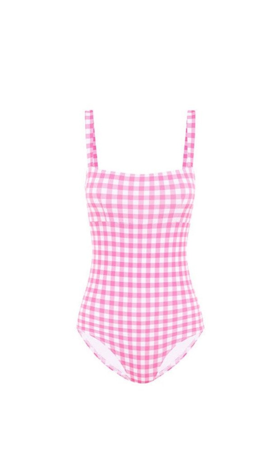 Clothing Ephemera | Blush Gingham Bandeau One Piece