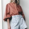 Clothing Sarah-Jane Clarke | Maluku Blouse Italian Mousse