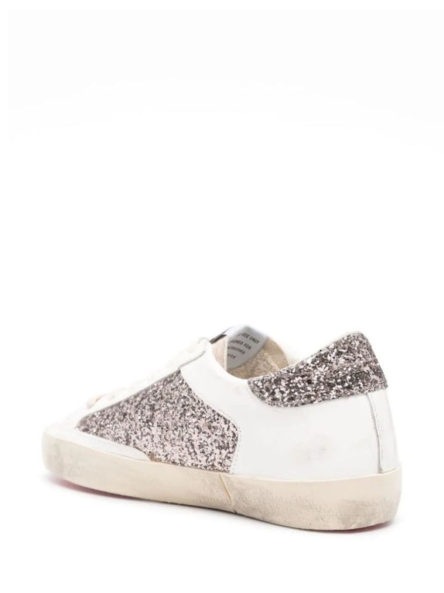 Shoes Golden Goose | Superstar Sneaker Glitter White Pearl