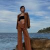 Clothing ARTCLUB by HEIDI MIDDLETON | Rossini Pant Tabacco Bronze