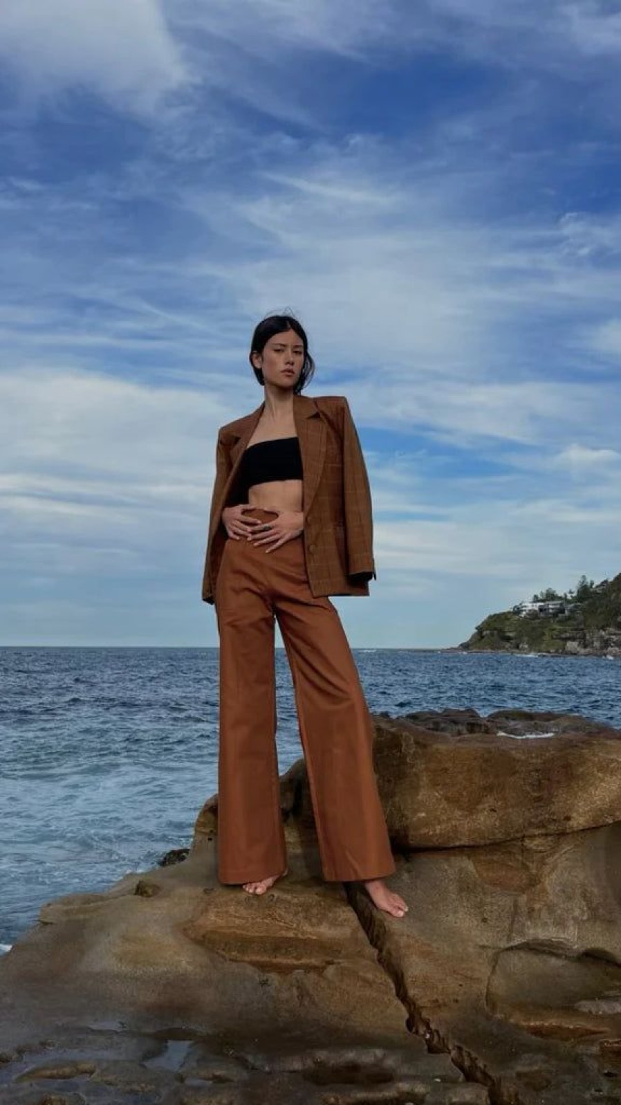 Clothing ARTCLUB by HEIDI MIDDLETON | Rossini Pant Tabacco Bronze