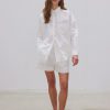 Clothing LMND | Chiara Poplin Shirt White