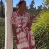 Clothing Pippa Holt Kaftans | Three Panel Midi Kaftan Zig Zag