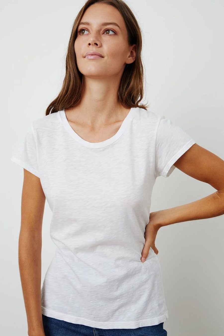 Clothing Velvet by Graham & Spencer | Odelia Tee White