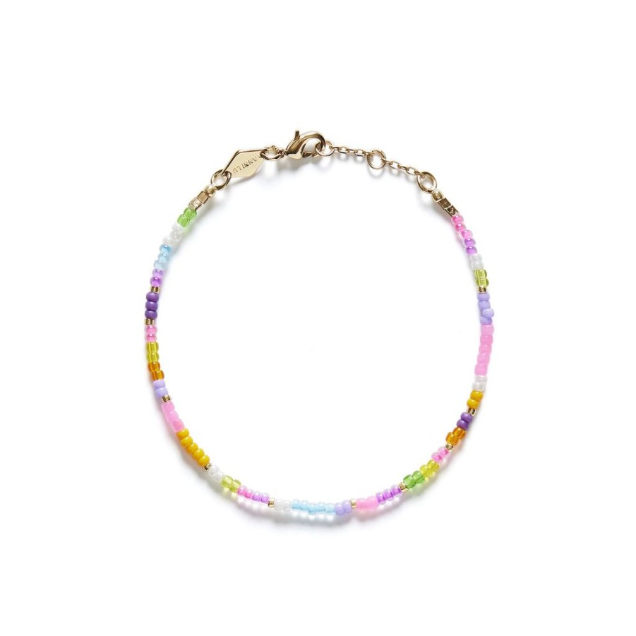 Accessories Anni Lu | Hearty Eldorado Bracelet Ecru