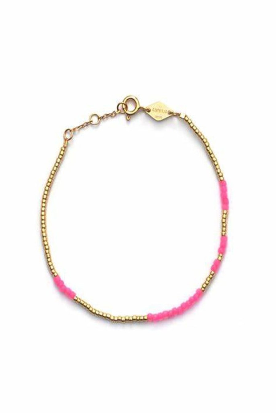 Accessories Anni Lu | Asym Bracelet Neon Pink