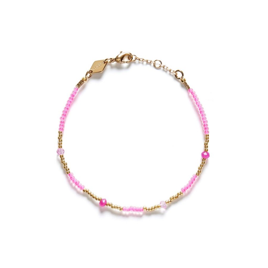 Accessories Anni Lu | Clemence Bracelet Hot Pink