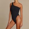 Clothing Hunza G | Nancy Swim Black